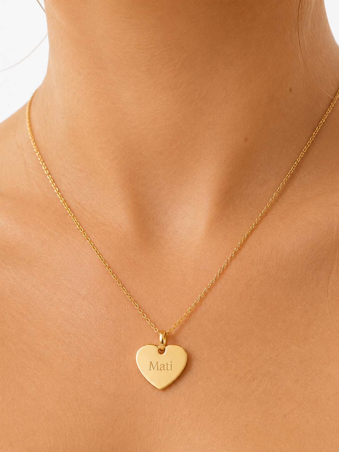 Personalizá enchapado en oro 18K