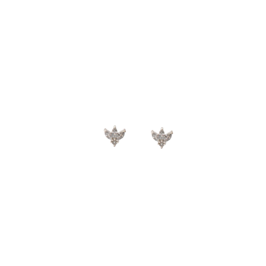 Aros REINA ZIRCONIA silver (la unidad)