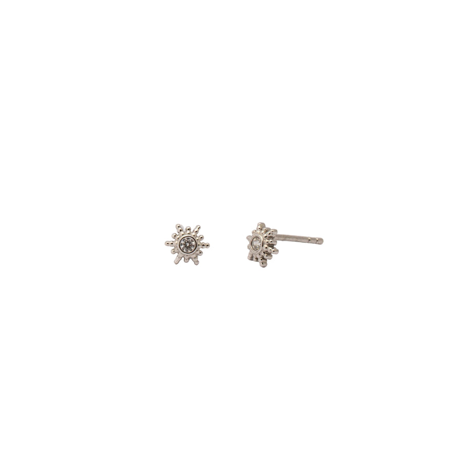 Aro MINI FUEGO ZIRCONIA silver (la unidad)