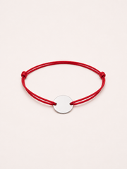 Pulsera cordón ANAIS silver