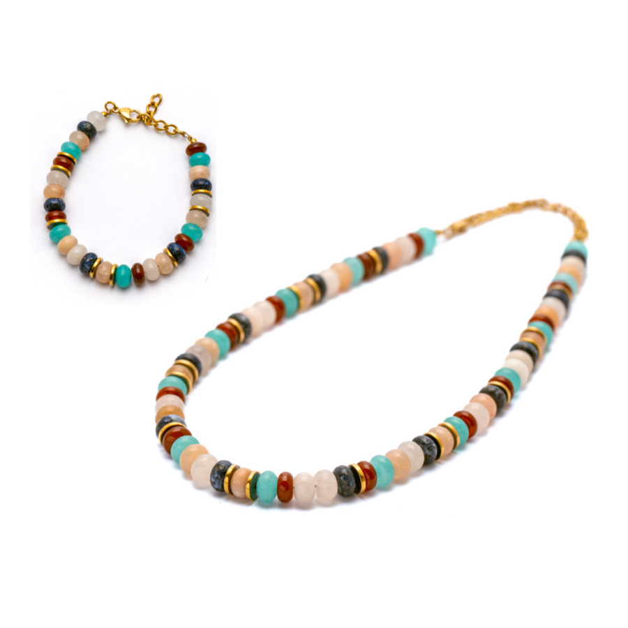 Collar + pulsera pepi