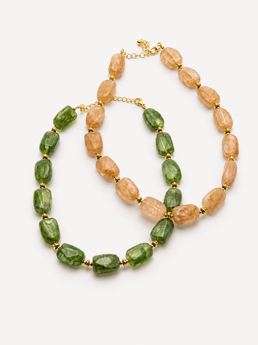Collar PETRA + Aros ESPIGA