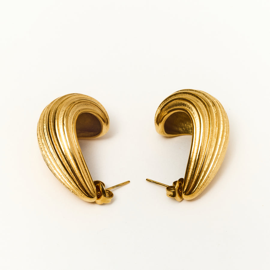 Aros GOTA TEXTURADA (el par)