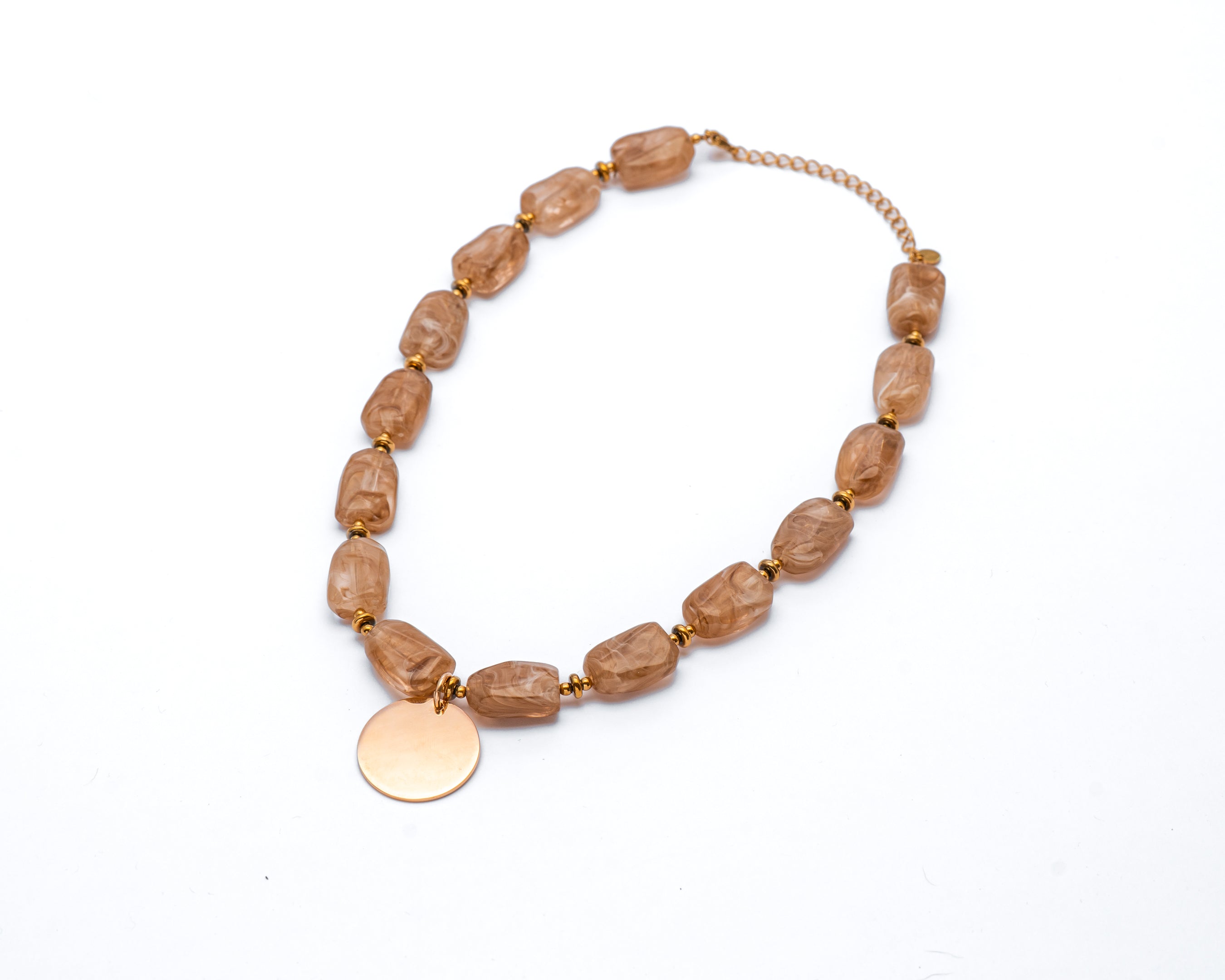 Collar petra + medalla emma L