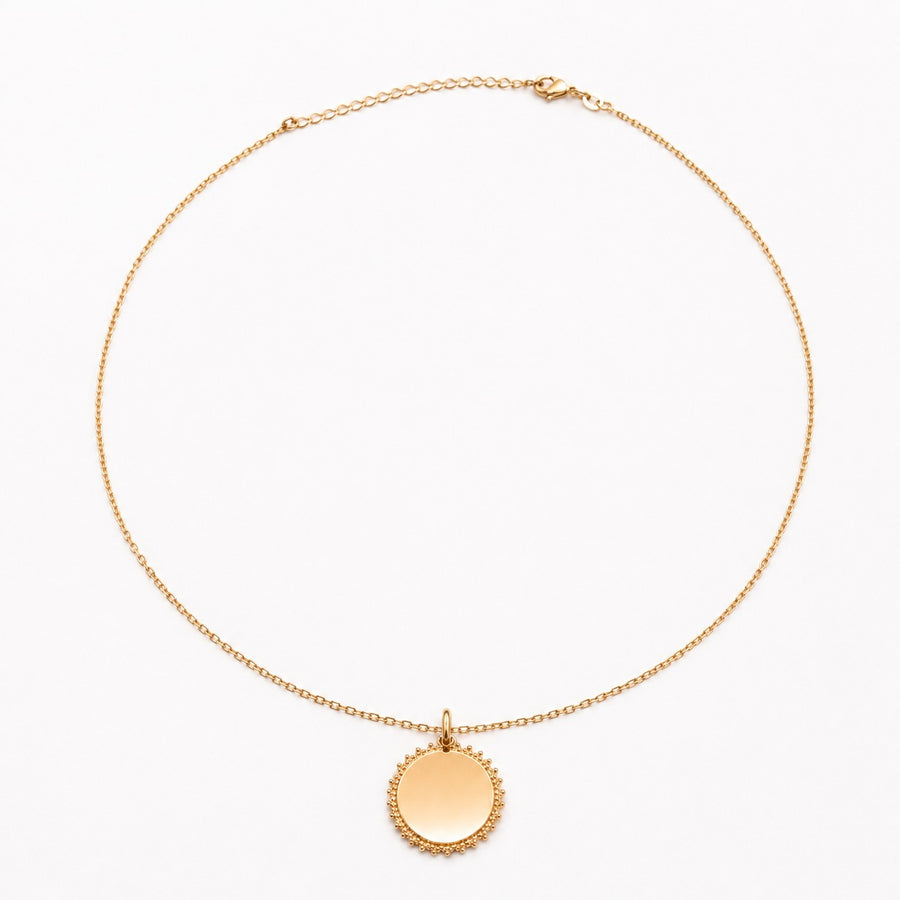 Cadena JADE + medalla SOLEDAD